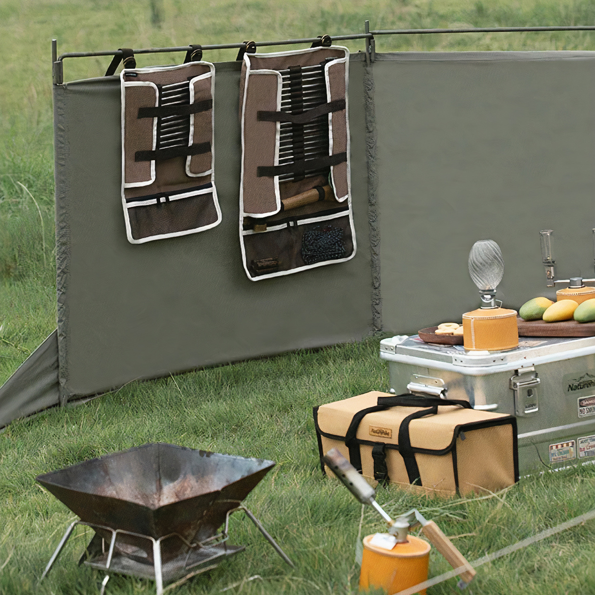 Naturehike Túi Đựng Cọc Lều Cắm Trại Bằng Vải Bố