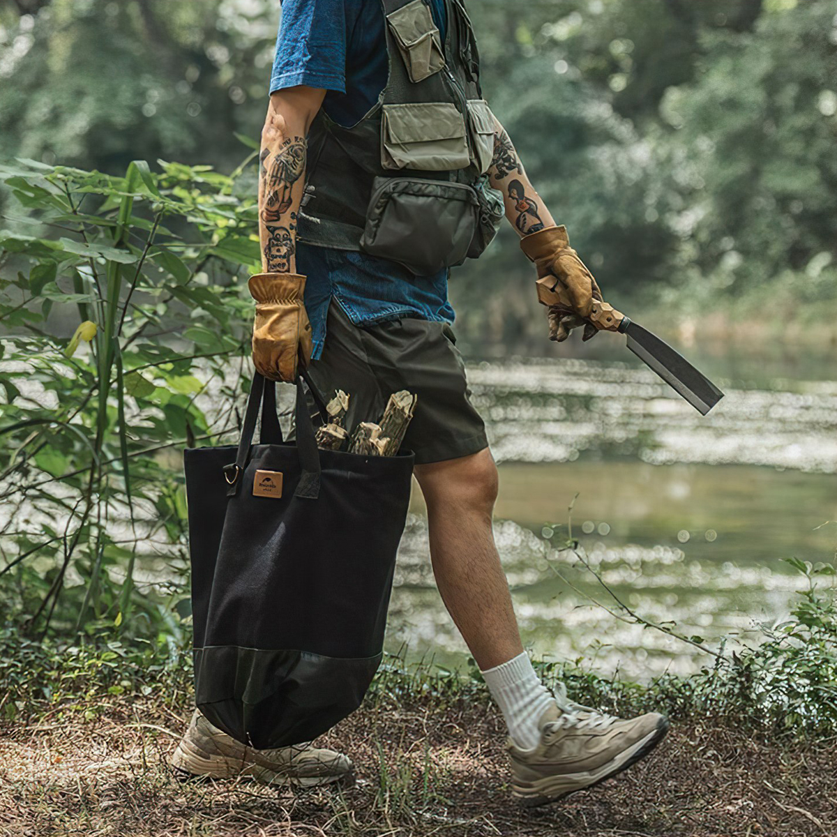 Naturehike NH20PJ135 Túi Đựng Củi cắm trại Gấp Gọn