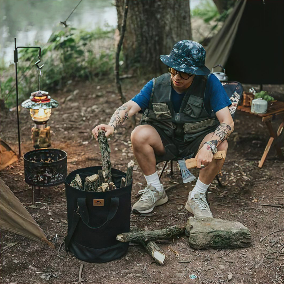 Naturehike NH20PJ135 Túi Đựng Củi cắm trại Gấp Gọn