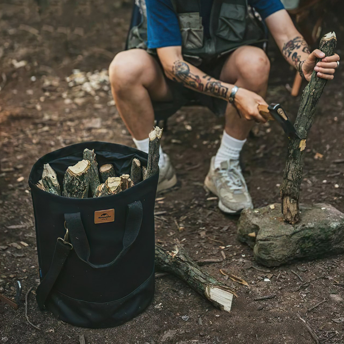Naturehike NH20PJ135 Túi Đựng Củi cắm trại Gấp Gọn