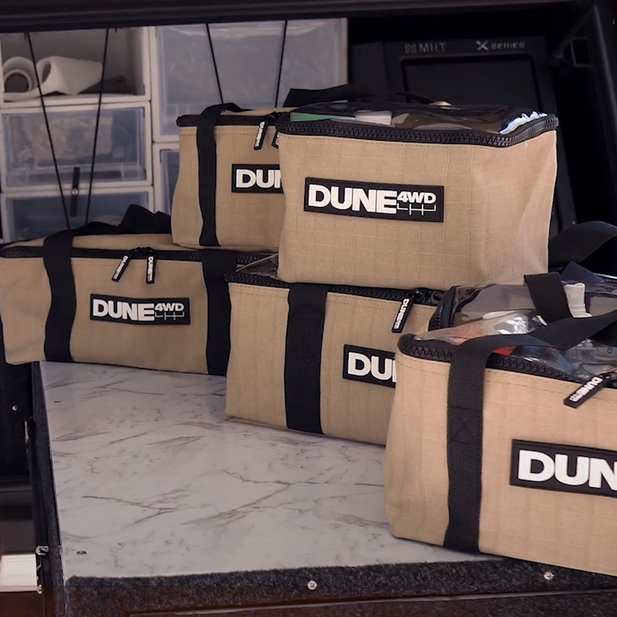 Dune Túi Đựng Đồ Medium Canvas Storage Bag Brown