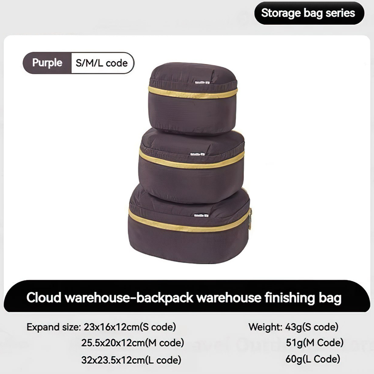 Naturehike CNK2350XB011 Túi Đựng Đồ Kháng Nước Cắm Trại Du Lịch ( 3 túi )