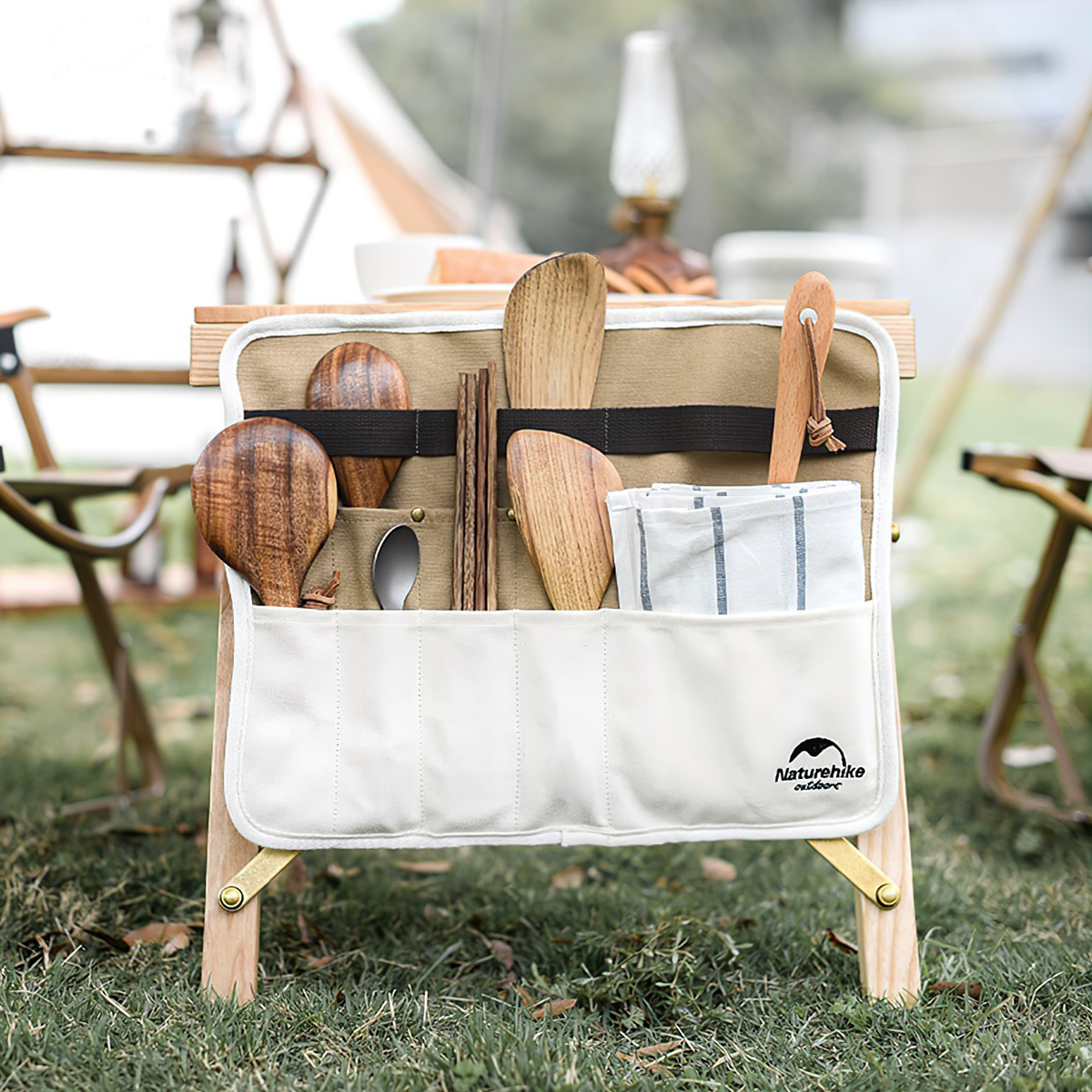 Naturehike Túi Đựng Dụng Cụ Nấu Ăn Cắm Trại Canvas Tableware Storage Bag