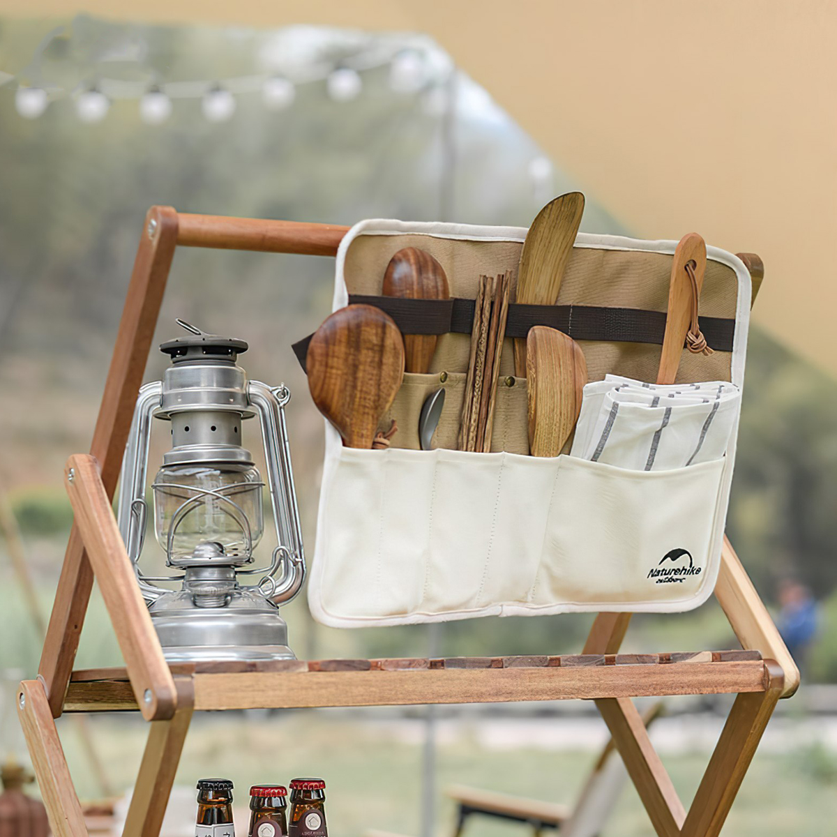 Naturehike Túi Đựng Dụng Cụ Nấu Ăn Cắm Trại Canvas Tableware Storage Bag