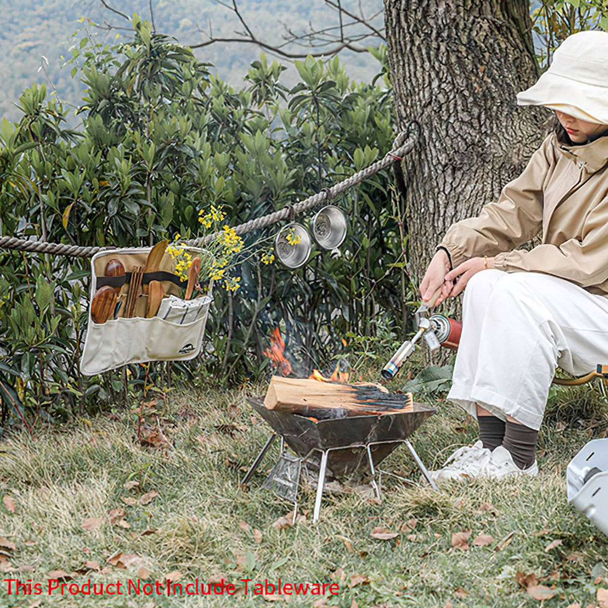 Naturehike Túi Đựng Dụng Cụ Nấu Ăn Cắm Trại Canvas Tableware Storage Bag