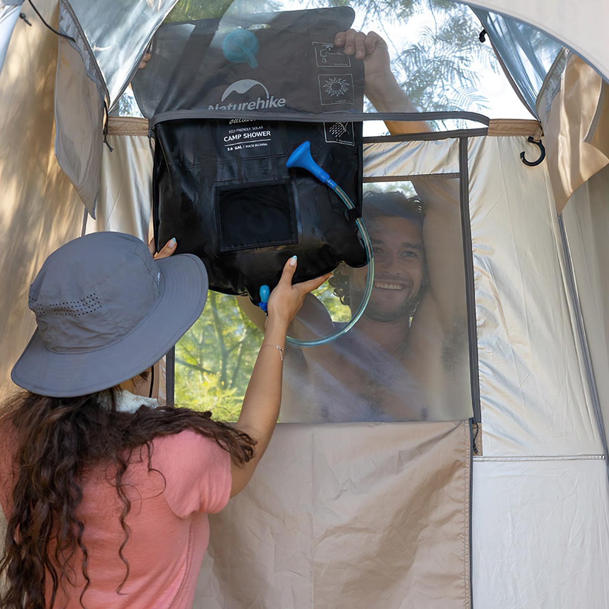 Naturehike Túi Đựng Nước Tắm Thái Dương Năng