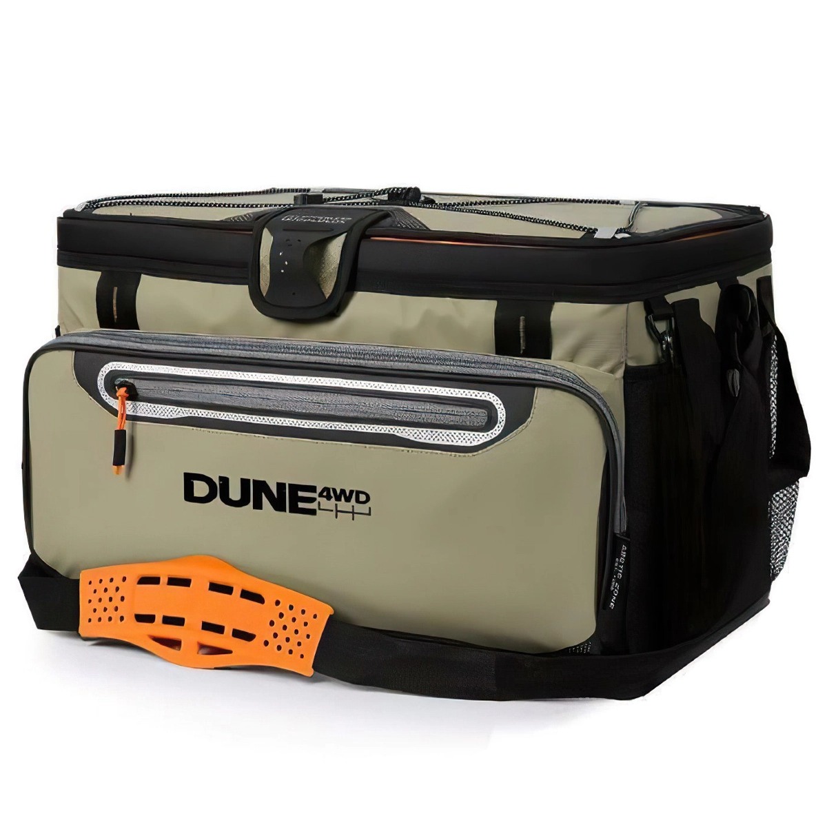 Túi giữ lạnh mềm Dune 4WD 48 lon màu khaki gấp gọn trong cốp xe bán tải