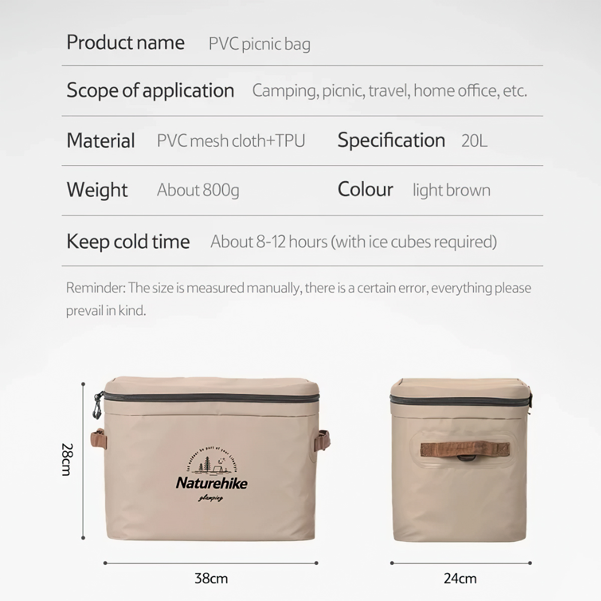 Naturehike NH20SJ043 Túi Giữ Nhiệt Dã Ngoại