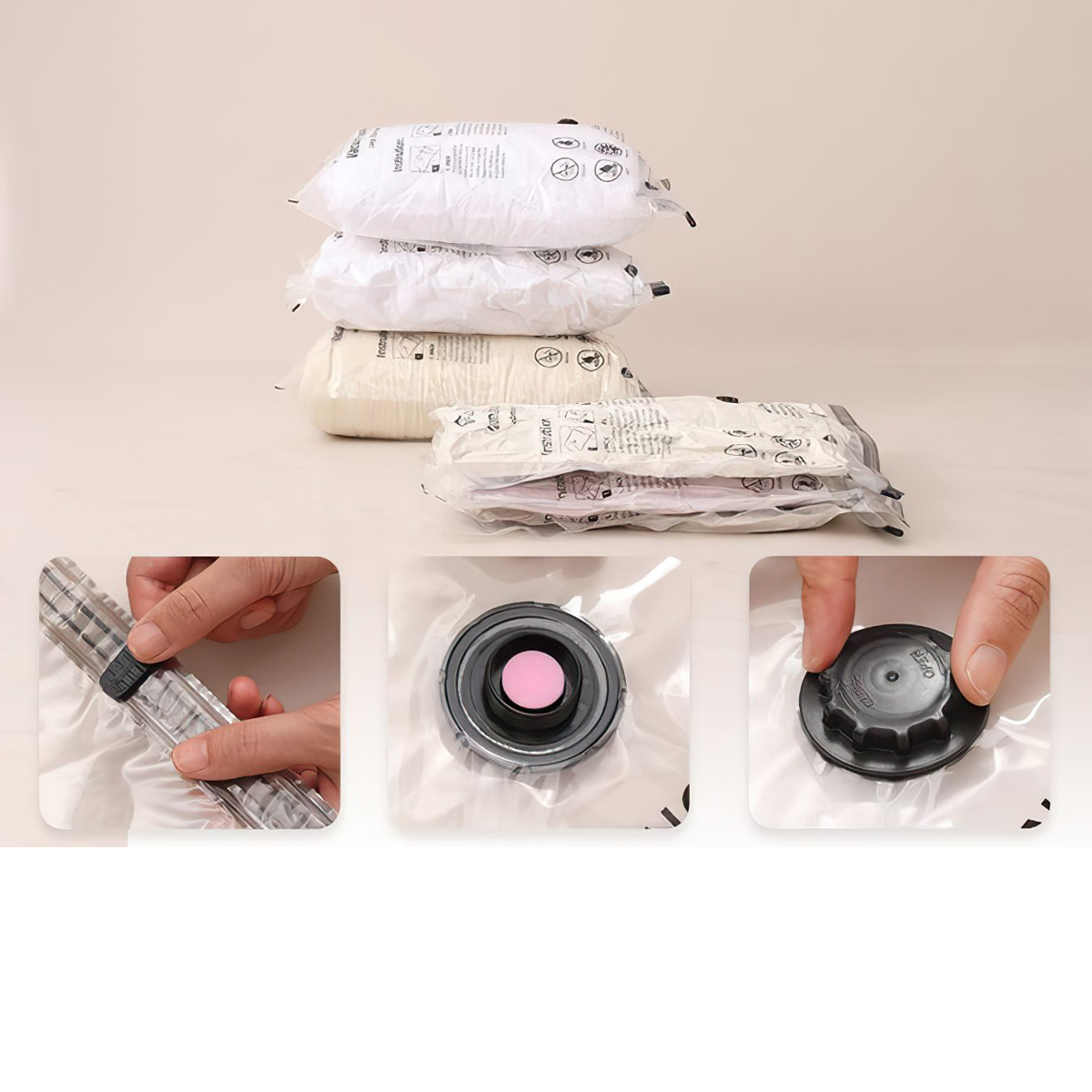 Flextail Vacuum Bag Set 4pcs (set 4 túi) Túi hút chân không