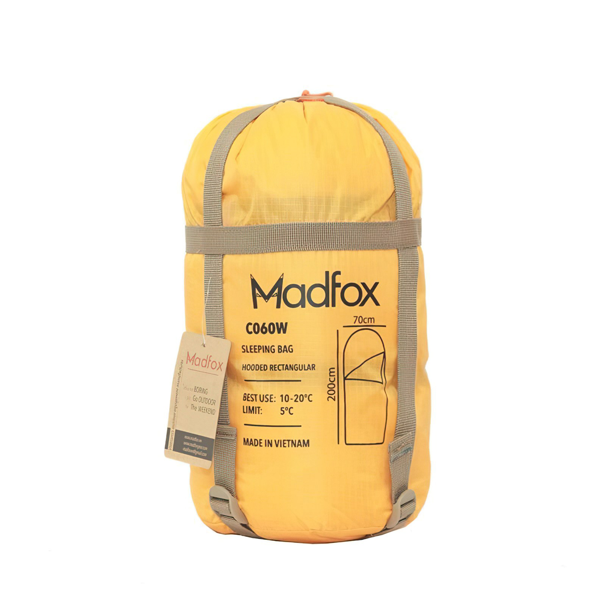 Madfox C060W Túi Ngủ Cắm Trại Chống Thấm Nước