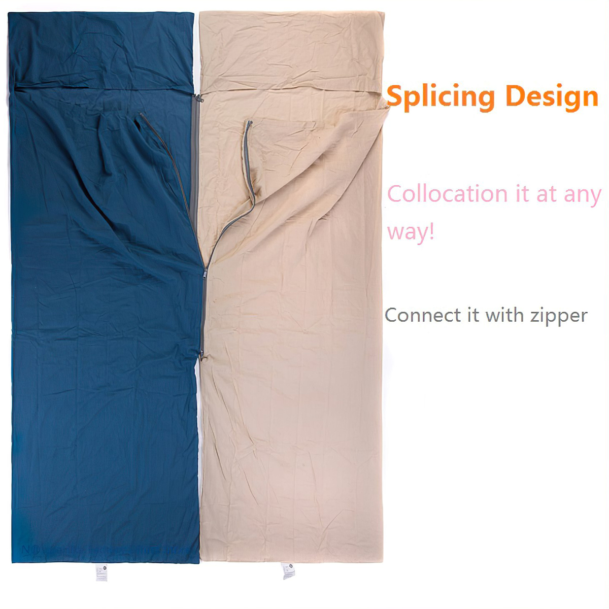 Naturehike Túi Ngủ Mùa Hè Cotton Cắm TRại Cotton Sleeping Bag Liner