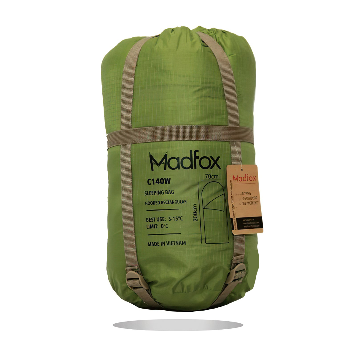 Madfox C140W Túi Ngủ Mùa Đông Chống Thấm Nước