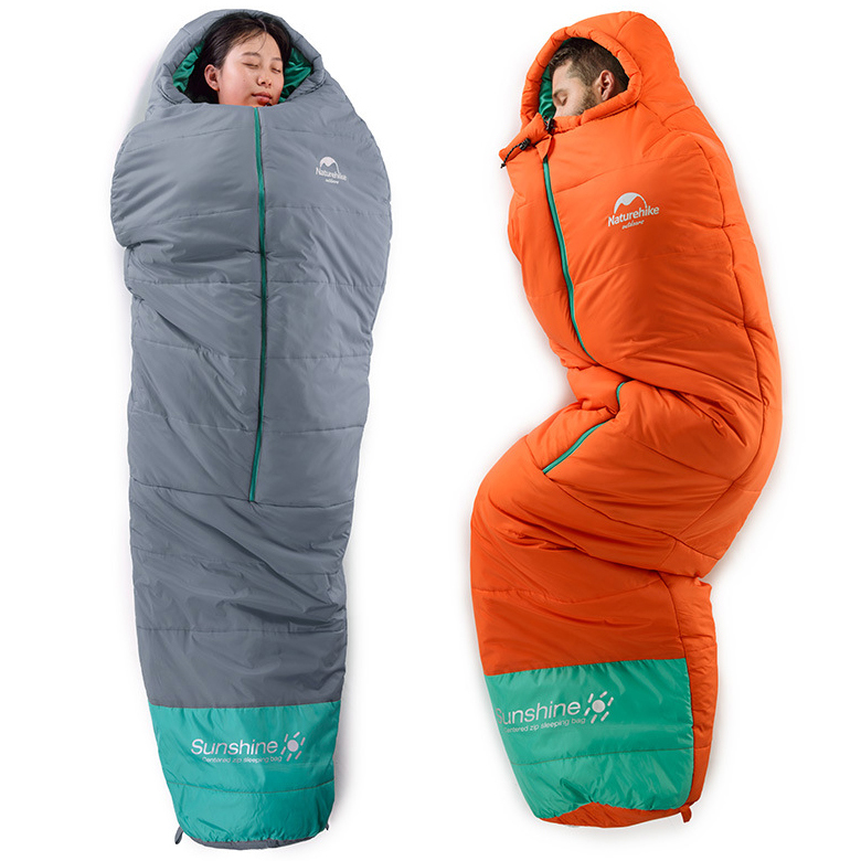 Naturehike NH17S013-D Túi Ngủ Cắm Trại Mùa Đông 4 Layers Mummy Sleeping Bag EM200