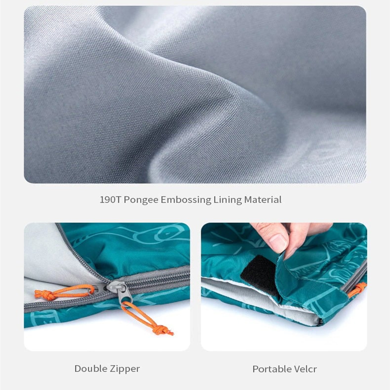 Naturehike NH19S150-D Túi Ngủ Cắm Trại Mùa Hè Siêu Nhẹ Ultralight Sleeping Bag