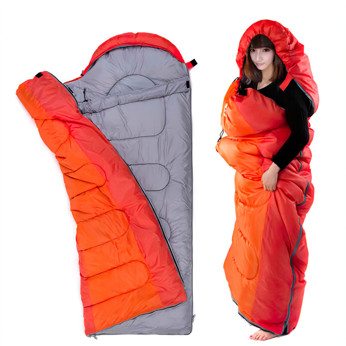 NatureHike Túi Ngủ Siêu Nhẹ, Có Mũ Trùm Đầu