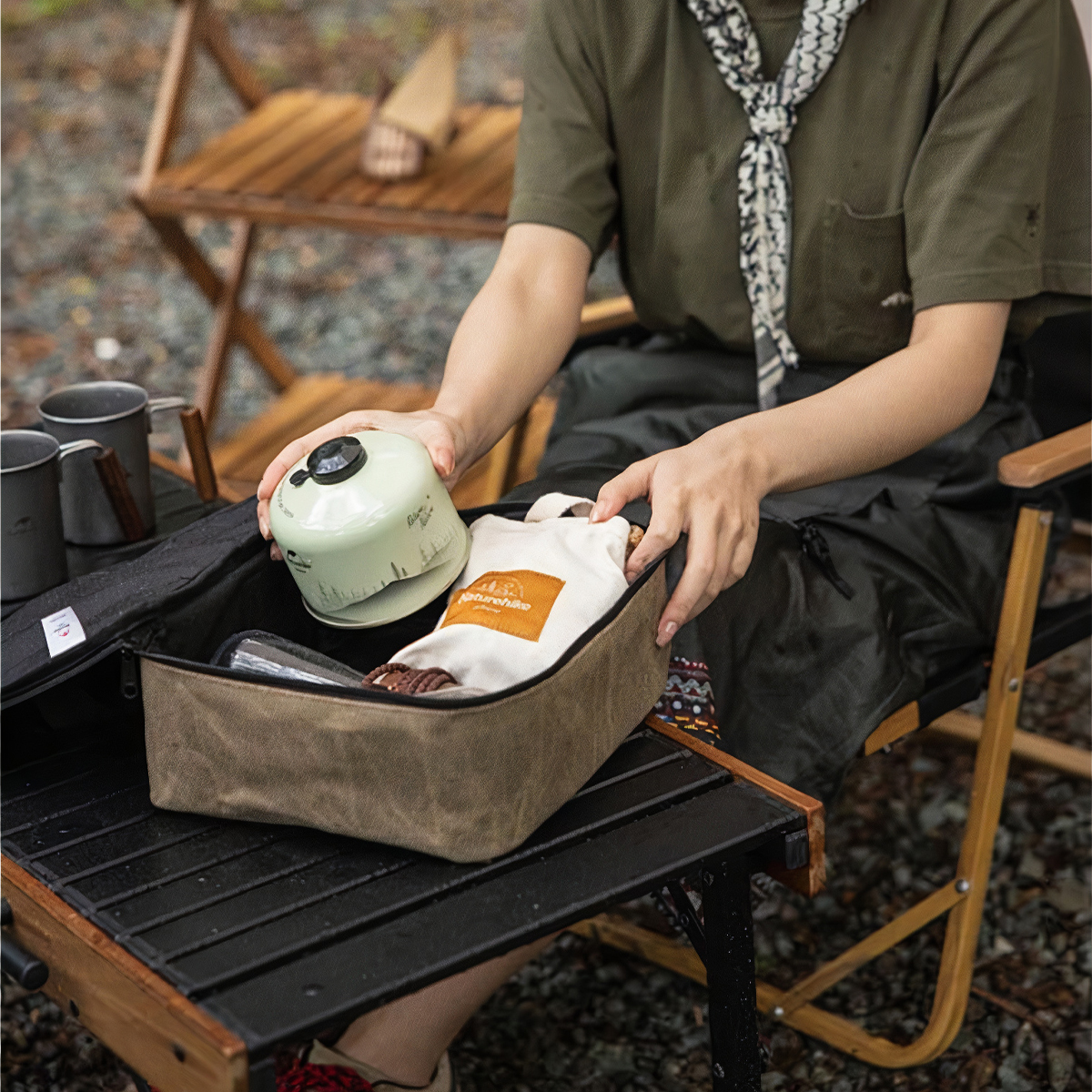 Naturehike Túi Nhỏ Cắm Trại Xách Tay Bằng Vải Bố