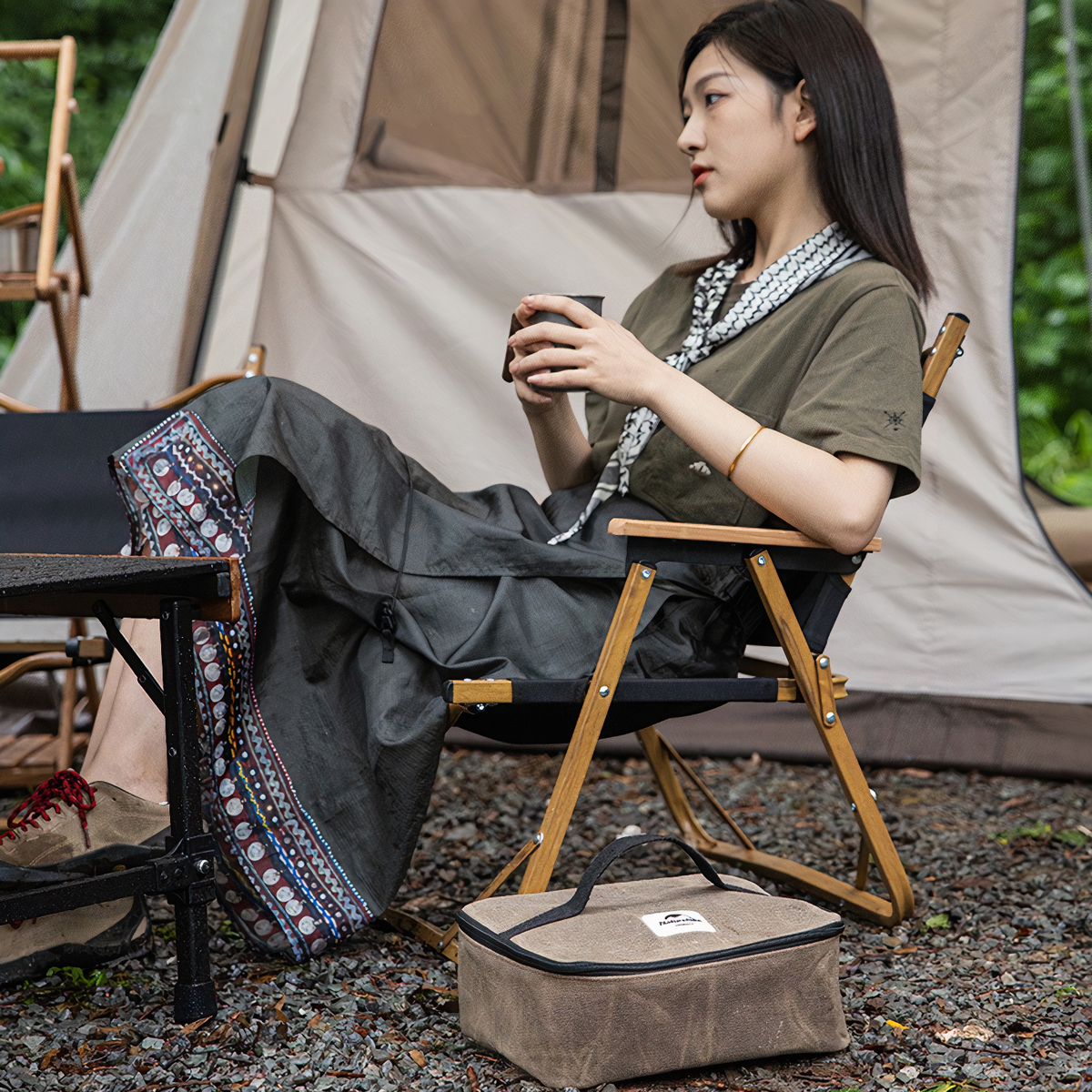 Naturehike Túi Nhỏ Cắm Trại Xách Tay Bằng Vải Bố