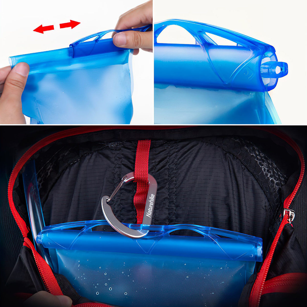 Naturehike Túi Nước Balo Chạy Bộ Trekking Cắm Trại Scud Hydration Pack