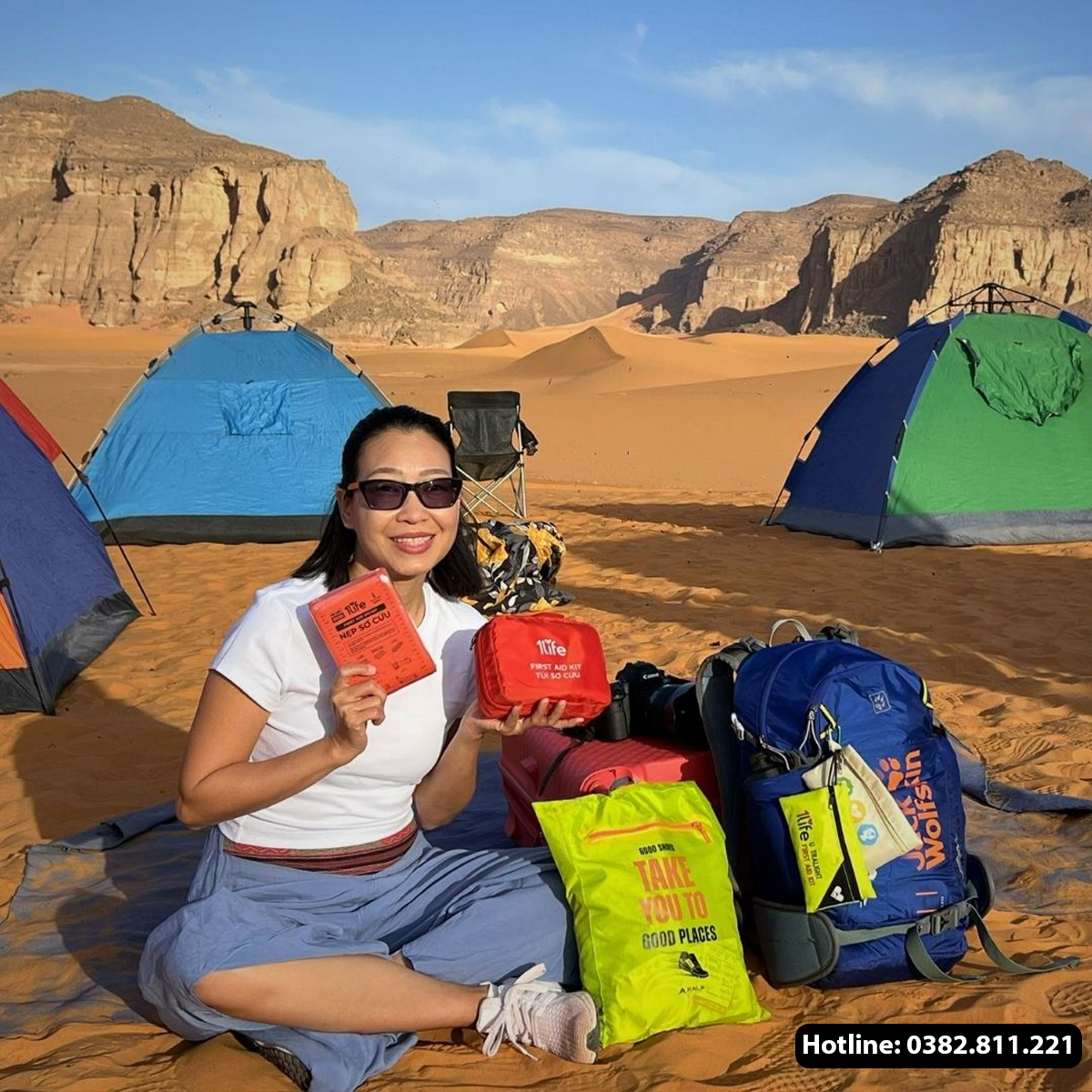 Túi Sơ Cứu Cao Cấp Cắm Trại Du Lịch Thể Thao - Premium First Aid Kit for travelers