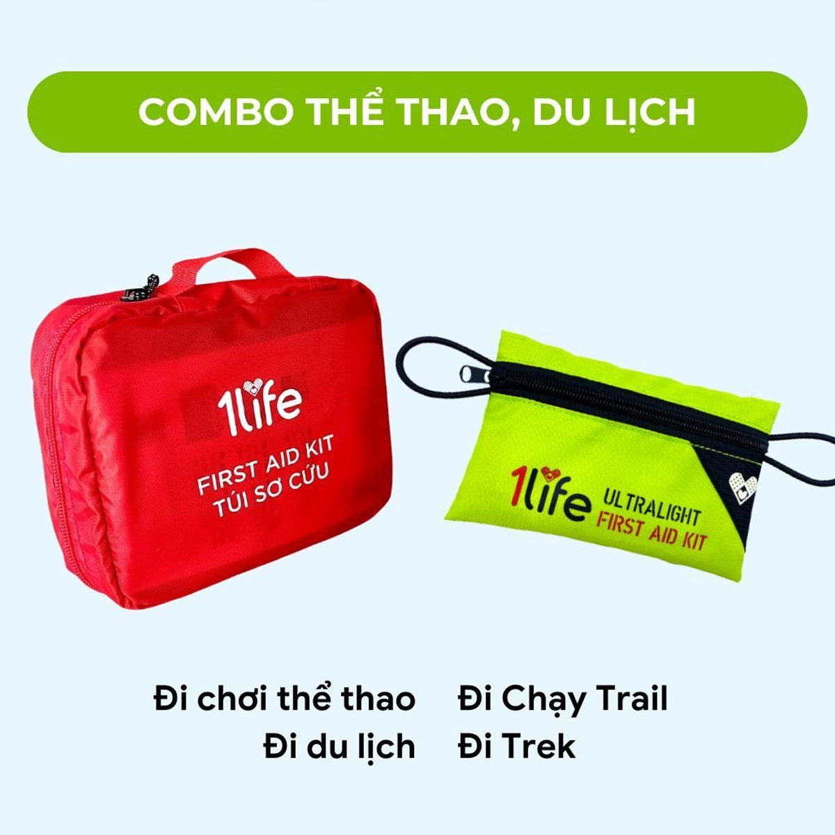 Túi Sơ Cứu Cao Cấp Cắm Trại Du Lịch Thể Thao - Premium First Aid Kit for travelers