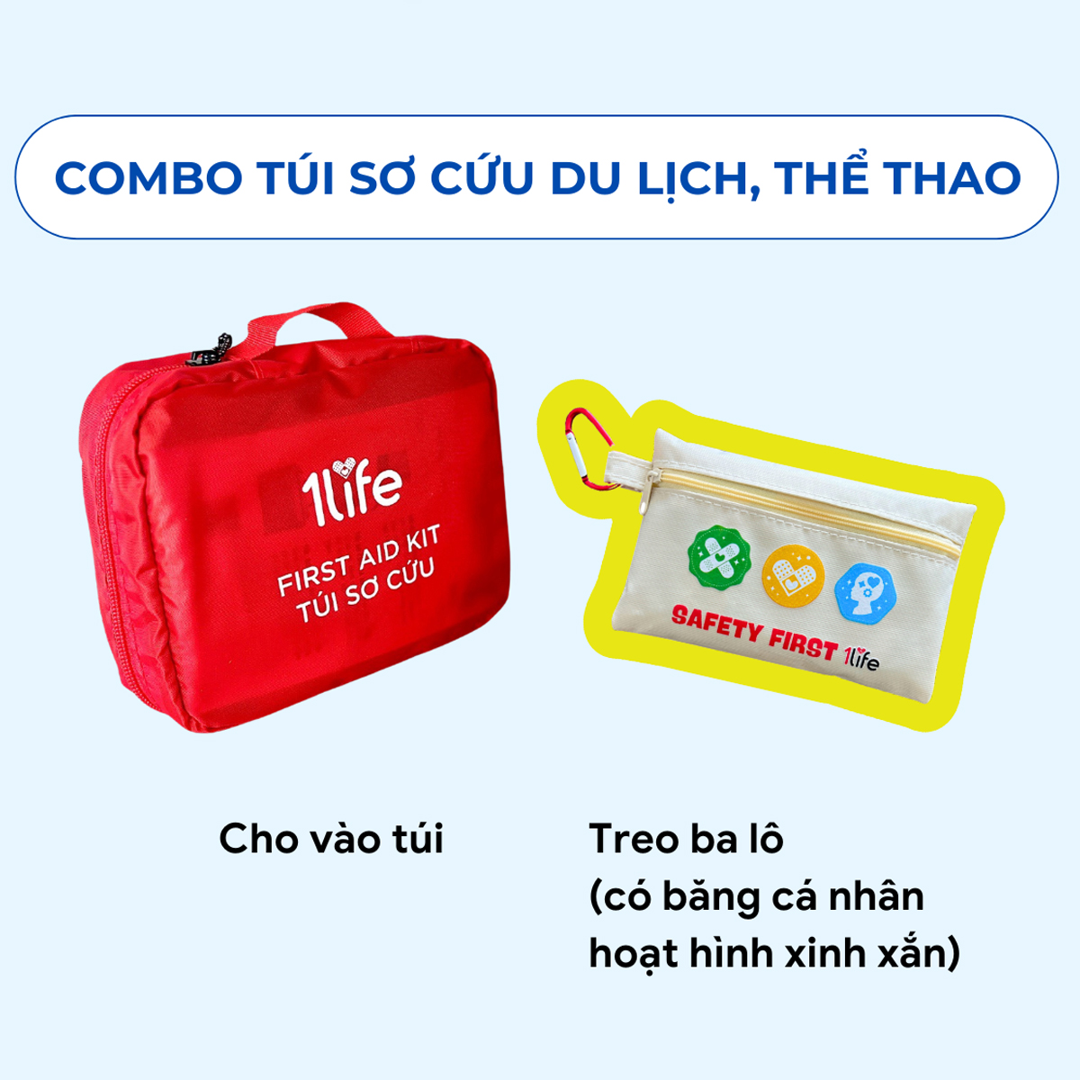 Túi Sơ Cứu Cao Cấp Cắm Trại Du Lịch Thể Thao - Premium First Aid Kit for travelers