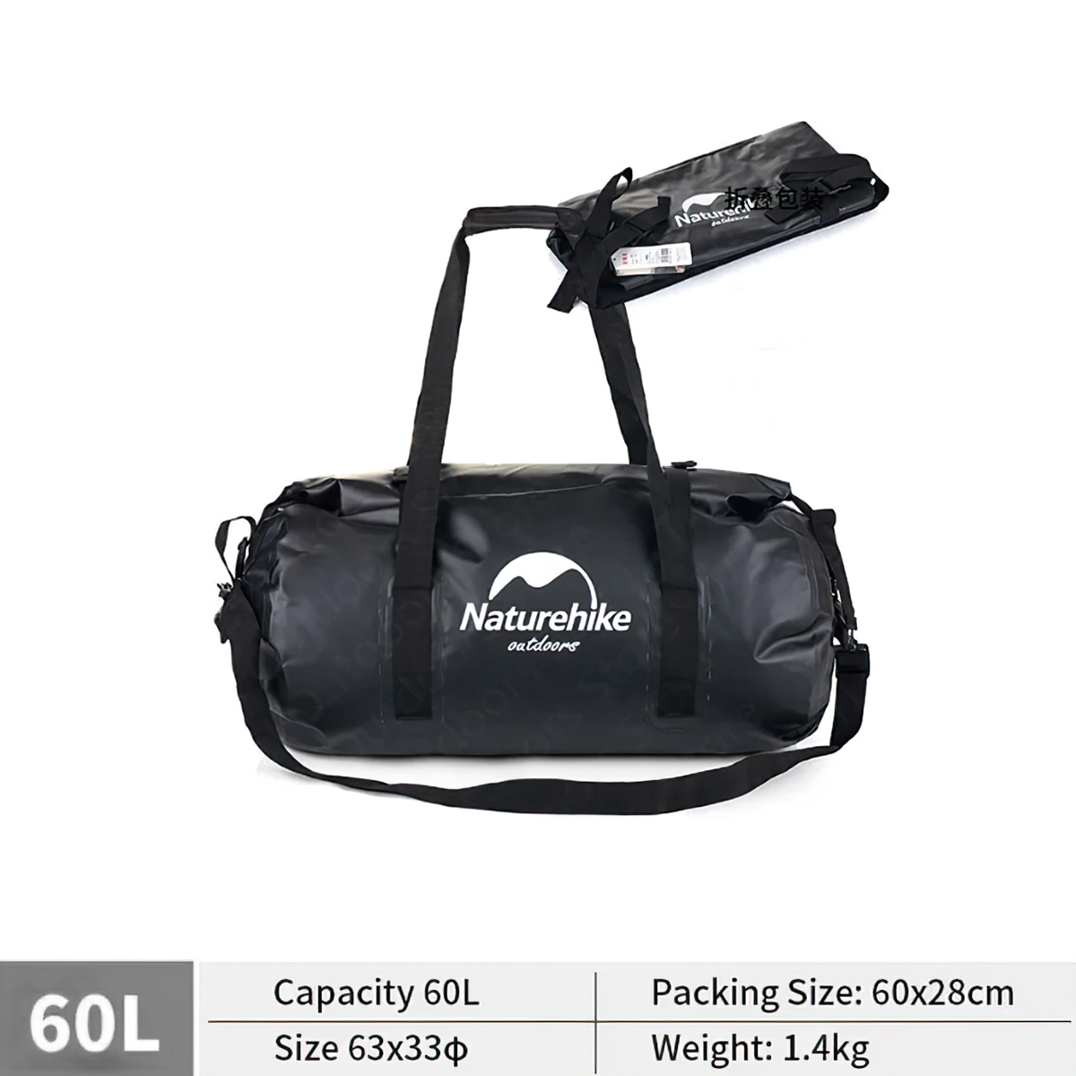 Naturehike Túi Xách Xếp Gọn Cắm Trại Chống Nước NH20FSB03