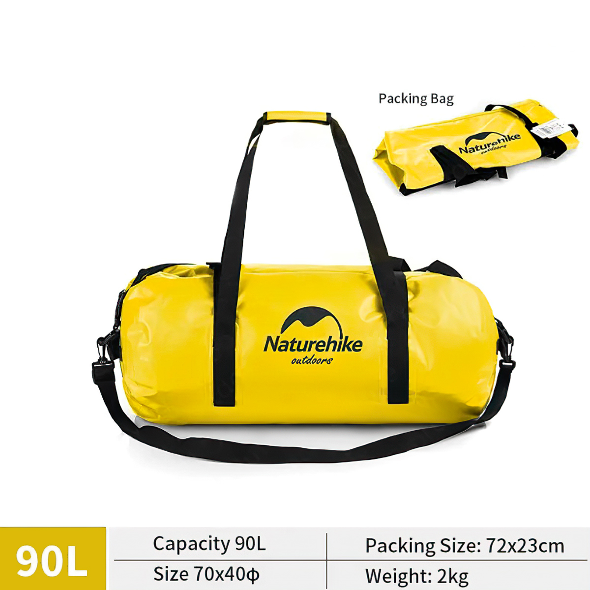 Naturehike Túi Xách Xếp Gọn Cắm Trại Chống Nước NH20FSB03