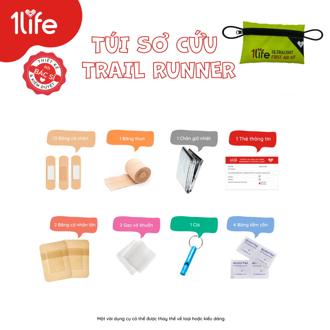 Ultralight first aid kit – túi sơ cứu trail runner
