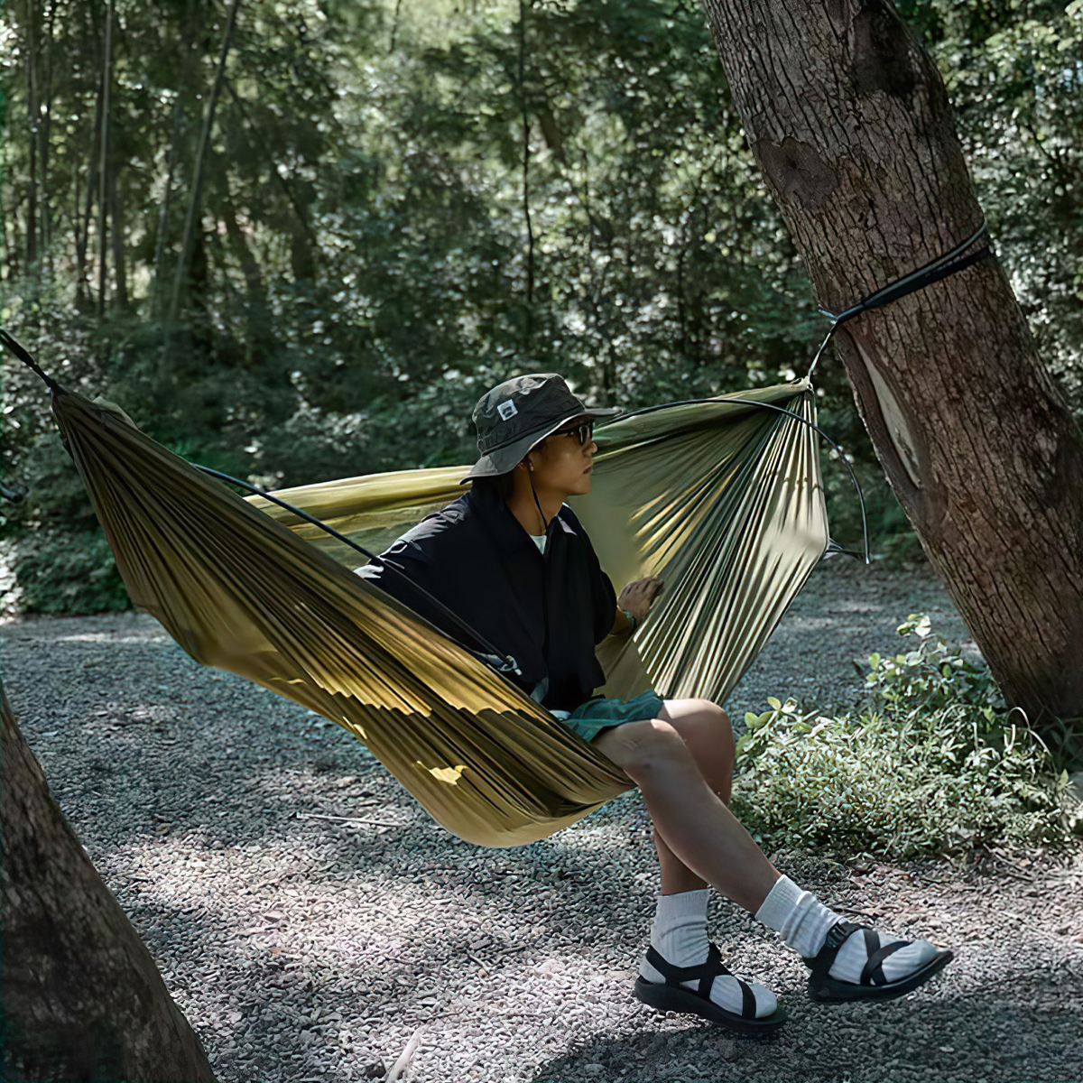 Naturehike CNH22HJ001 Võng Mùng Chống Muỗi Cắm Trại Du Lịch 3 Trong 1