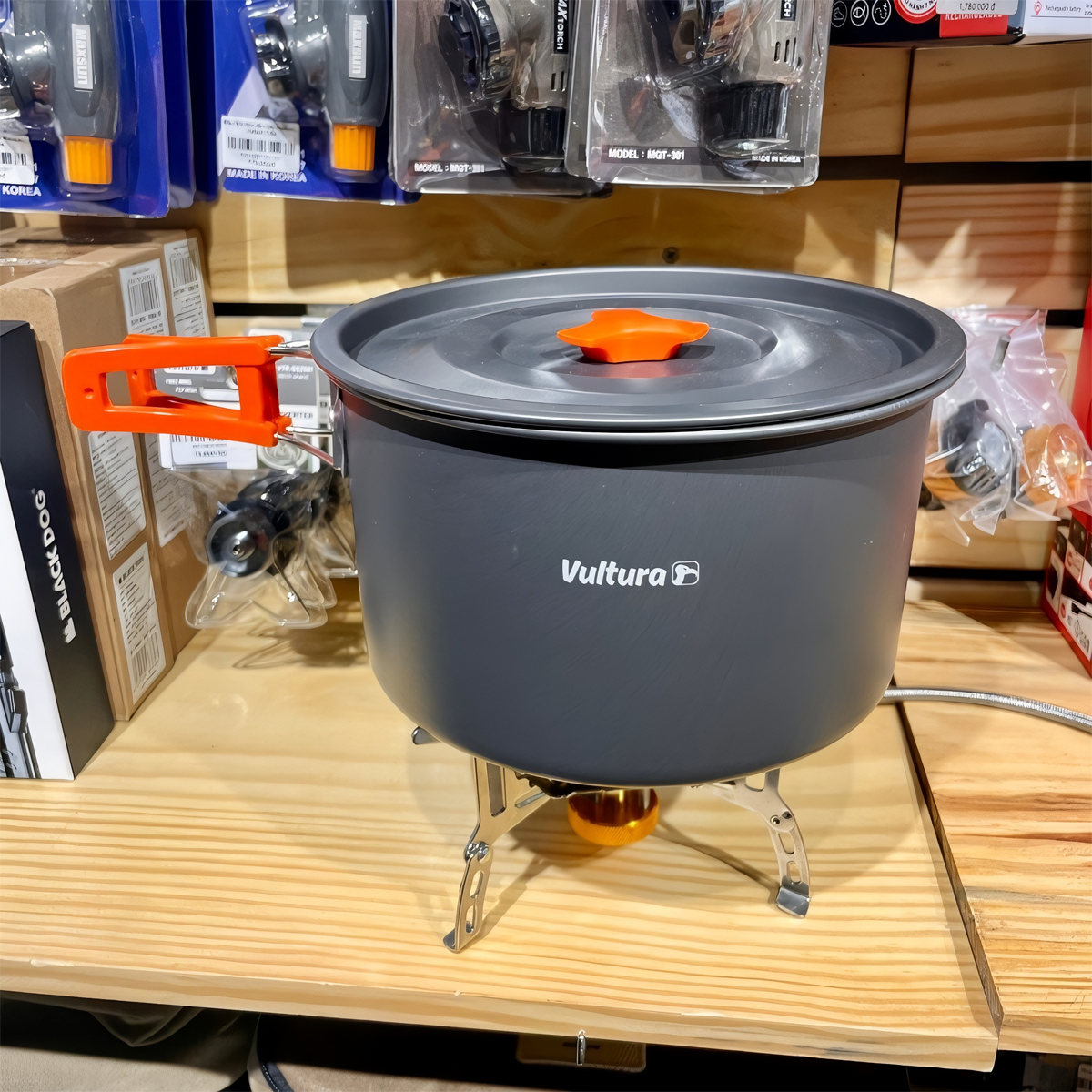 Vultura Bộ Nồi - Chảo - Ấm Nhôm Trekking Dã Ngoại Cắm Trại VTR-PS2501, VTR-PS2502