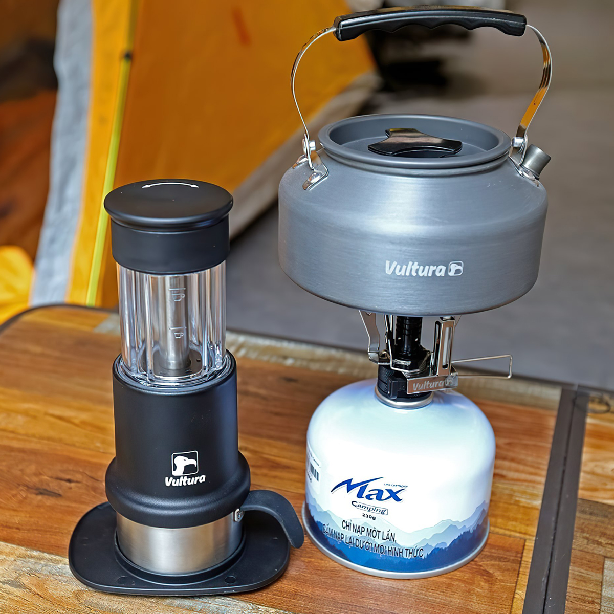 Vultura Campresso KF1 Dụng Cụ Pha Cà Phê Espresso Cắm Trại ( thủ Công )