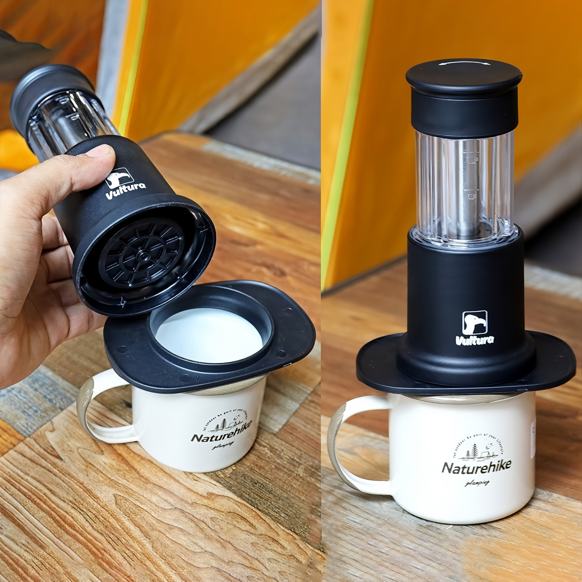 Vultura Campresso KF1 Dụng Cụ Pha Cà Phê Espresso Cắm Trại ( thủ Công )