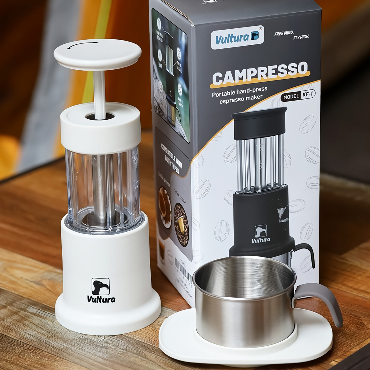 Vultura Campresso KF1 Dụng Cụ Pha Cà Phê Espresso Cắm Trại ( thủ Công )