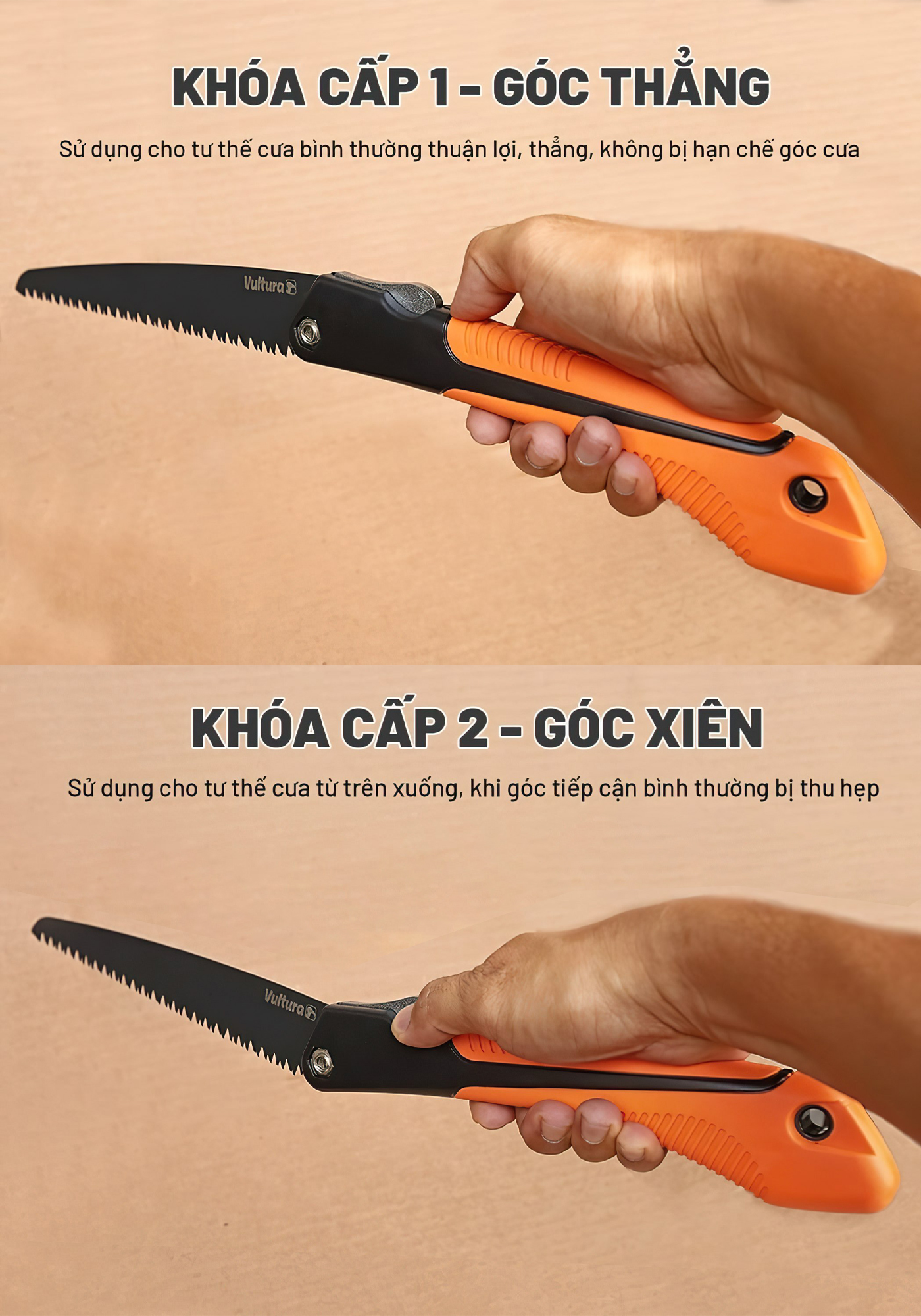 Vultura Cưa Xếp Cắm Trại Dã ngoại Đi Rừng Bỏ Túi VTR-SW2501