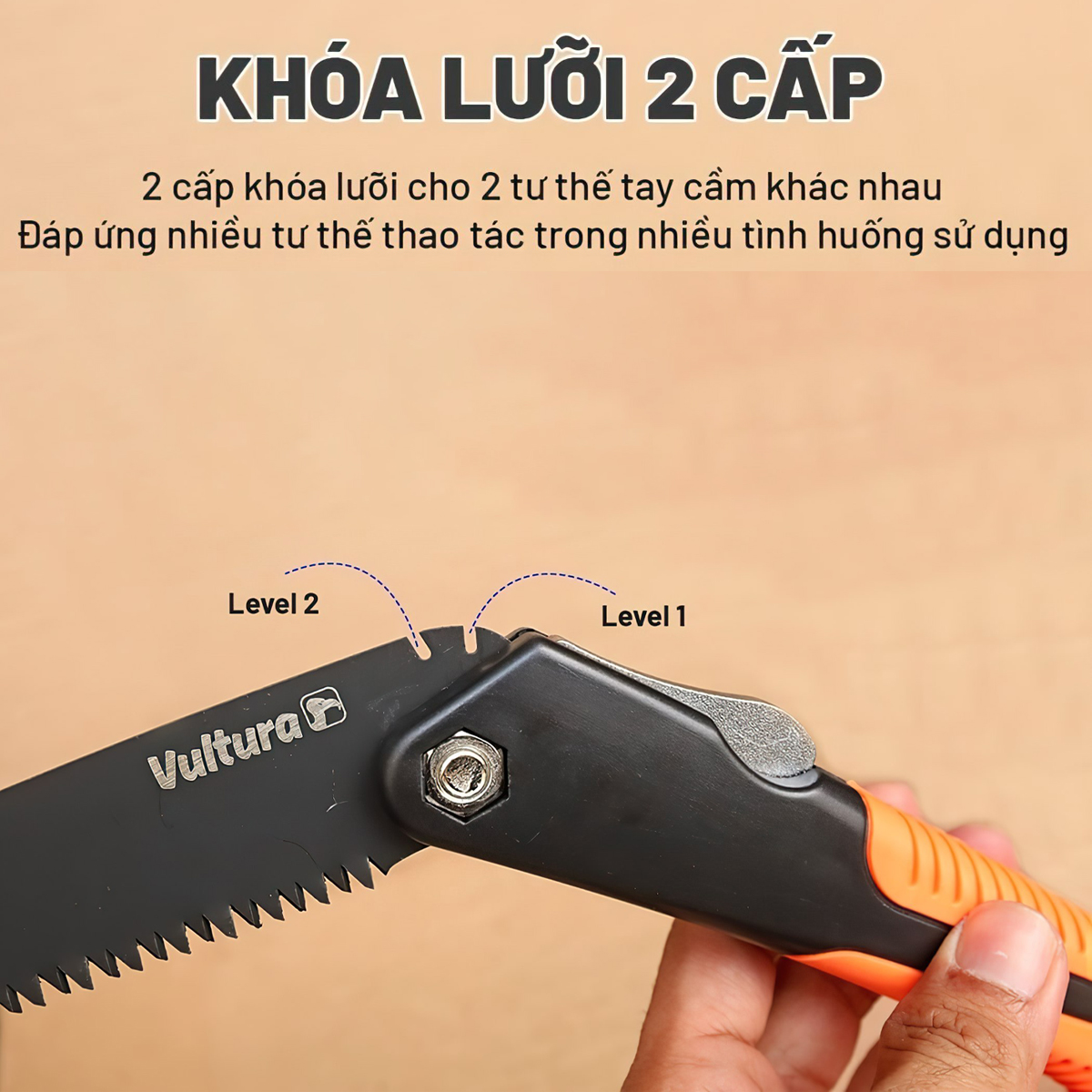 Vultura Cưa Xếp Cắm Trại Dã ngoại Đi Rừng Bỏ Túi VTR-SW2501