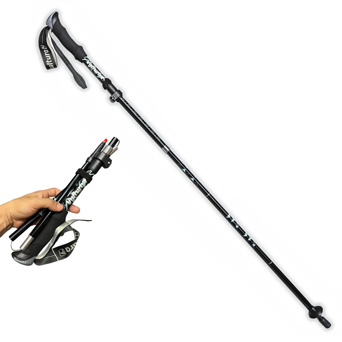 Vultura Gậy Trekking, Chạy Trail Cắm Trại Gấp Gọn VTR-TP2502