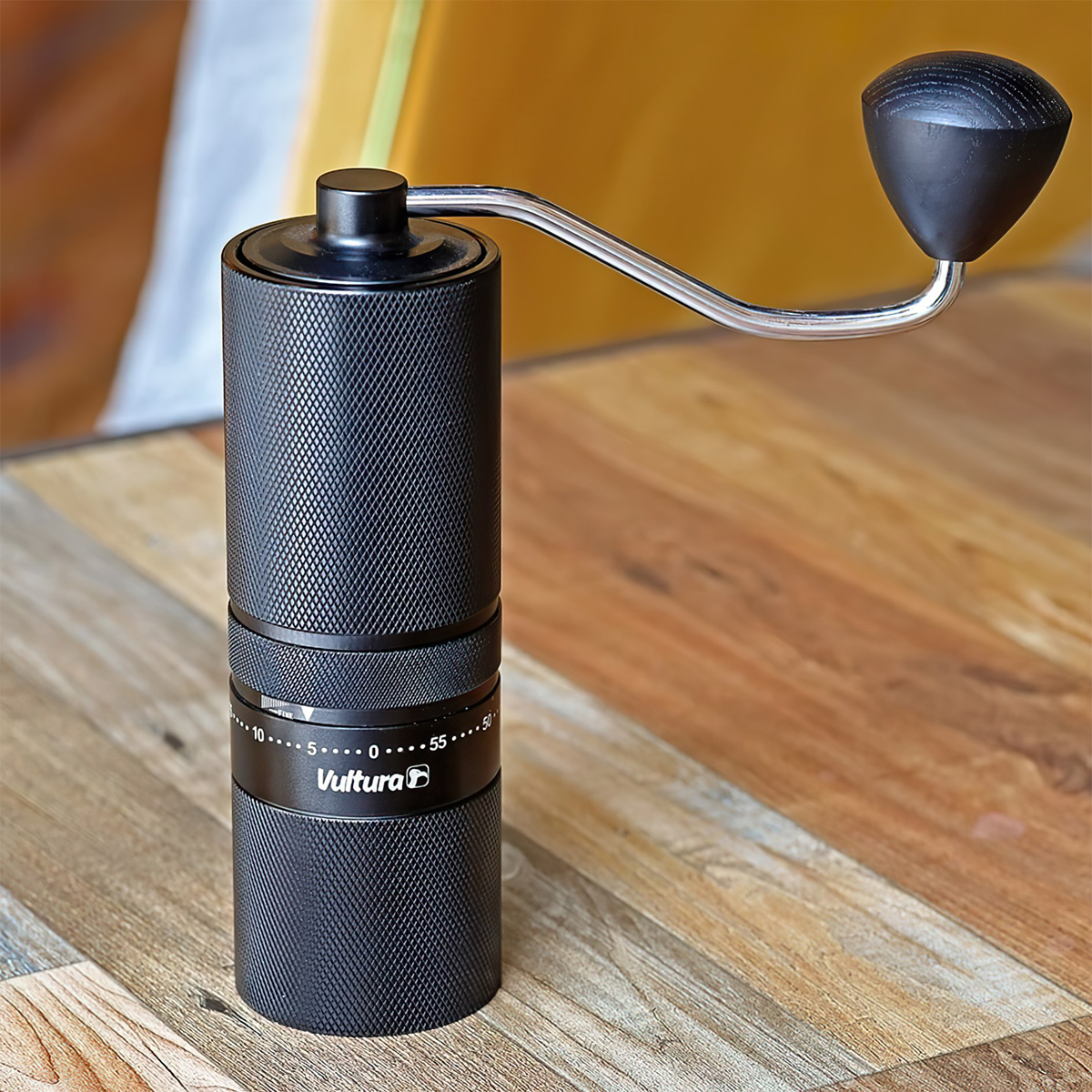 Vultura KG1 Cối Xay Cà Phê Hạt Thủ Công Cắm Trại Dã Ngoại - Lõi Thép CNC 7 Cánh