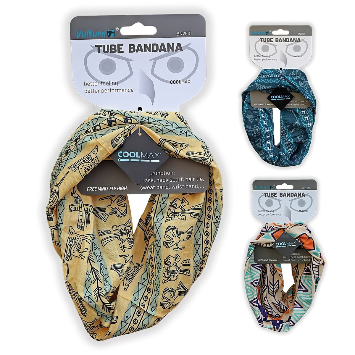 Vultura Khăn Ống CoolMax Đa Năng Tube Bandana BN2501