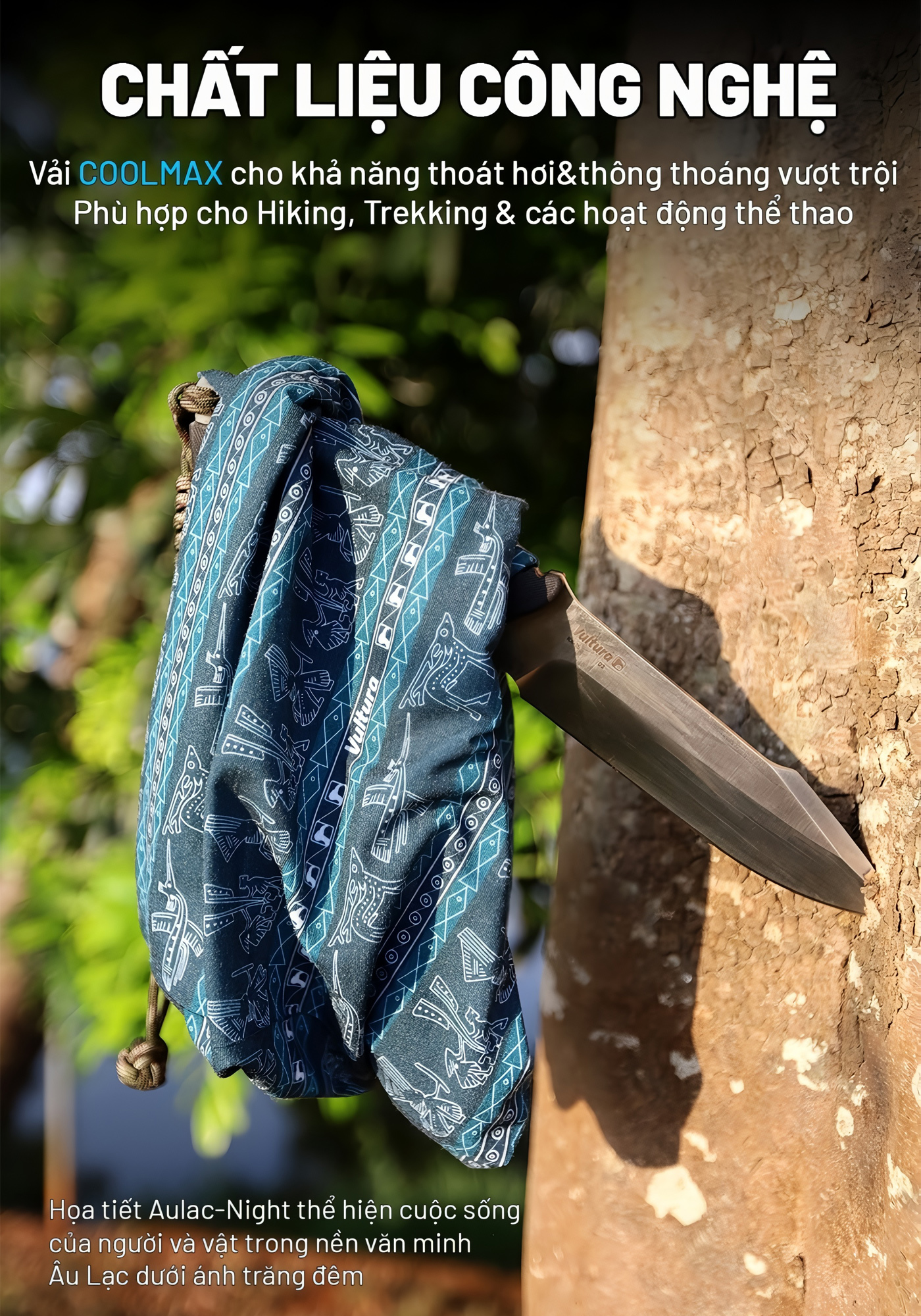 Vultura Khăn Ống CoolMax Đa Năng Tube Bandana BN2501