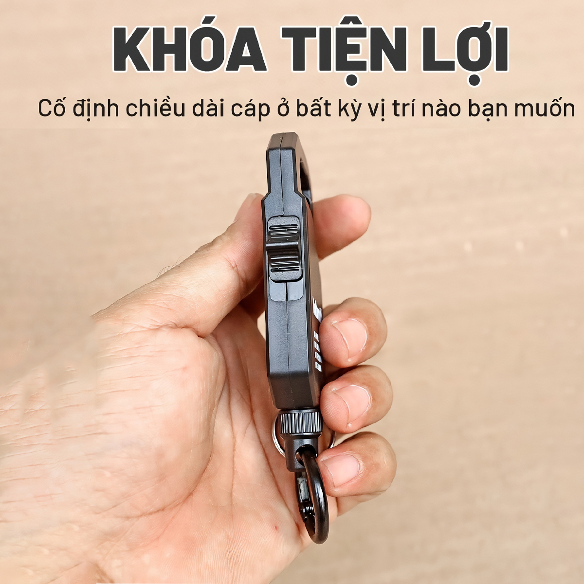 Vultura Móc Carabiner Dây Cáp Kéo Rút Cắm Trại VTR-CA2502