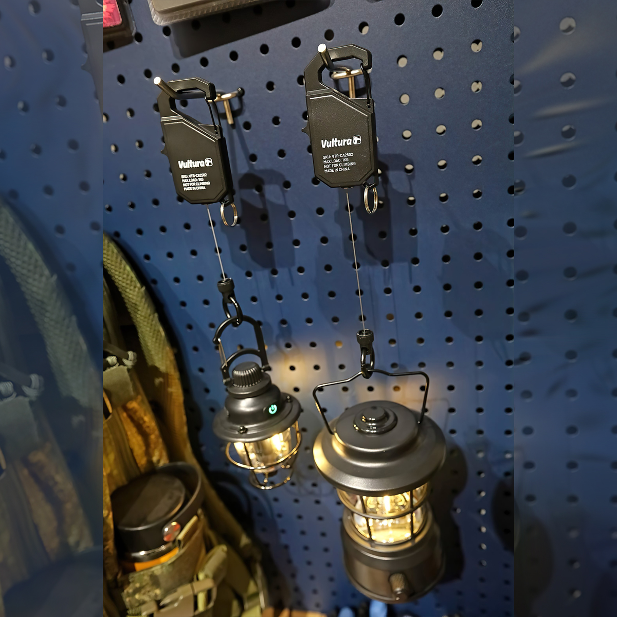 Vultura Móc Carabiner Dây Cáp Kéo Rút Cắm Trại VTR-CA2502