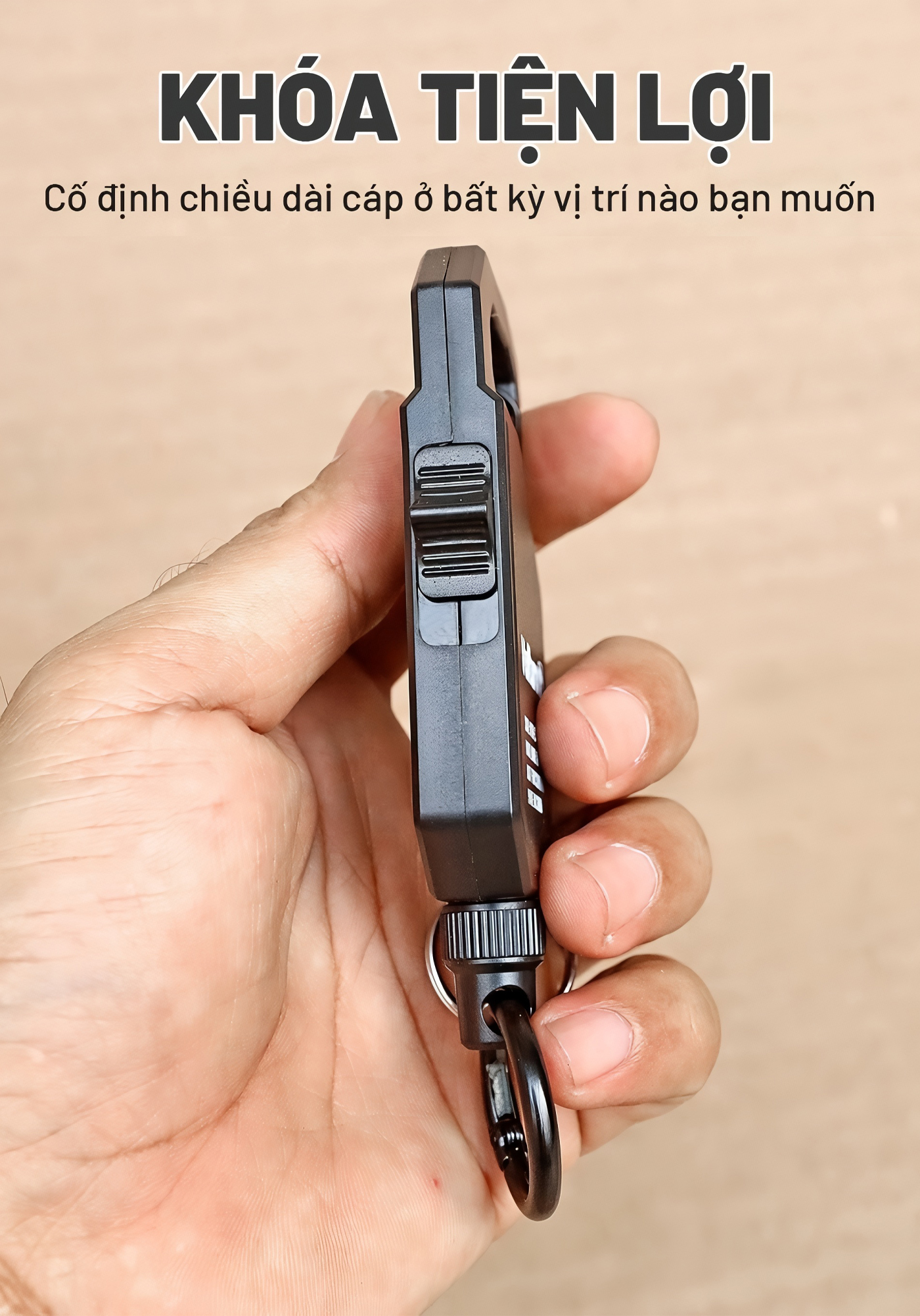 Vultura Móc Carabiner Dây Cáp Kéo Rút Cắm Trại VTR-CA2502