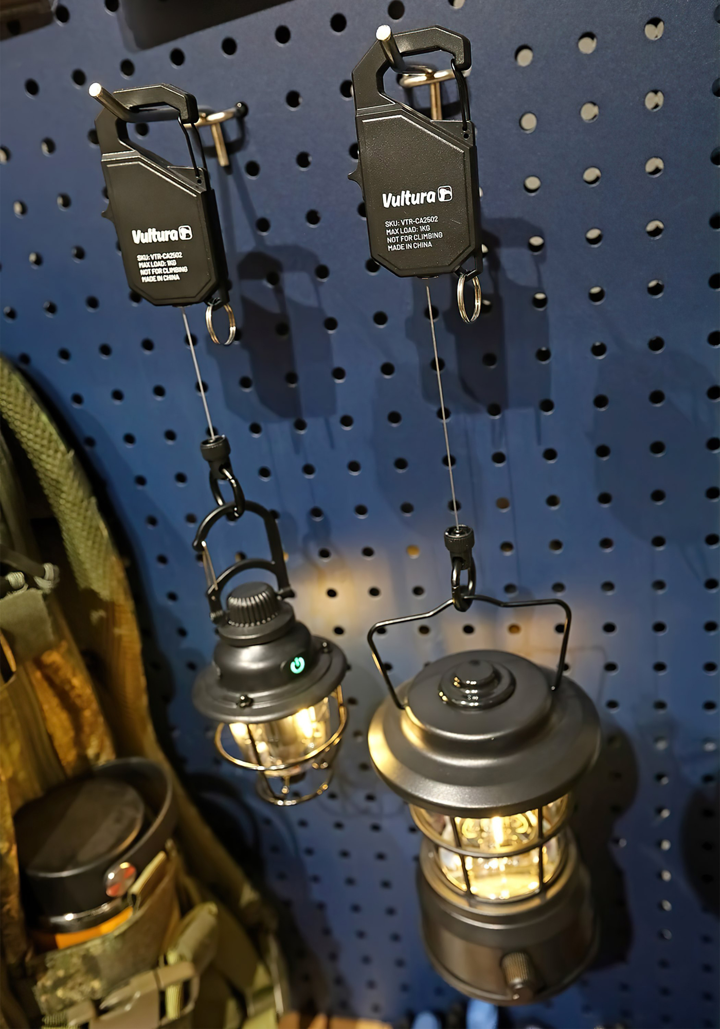 Vultura Móc Carabiner Dây Cáp Kéo Rút Cắm Trại VTR-CA2502