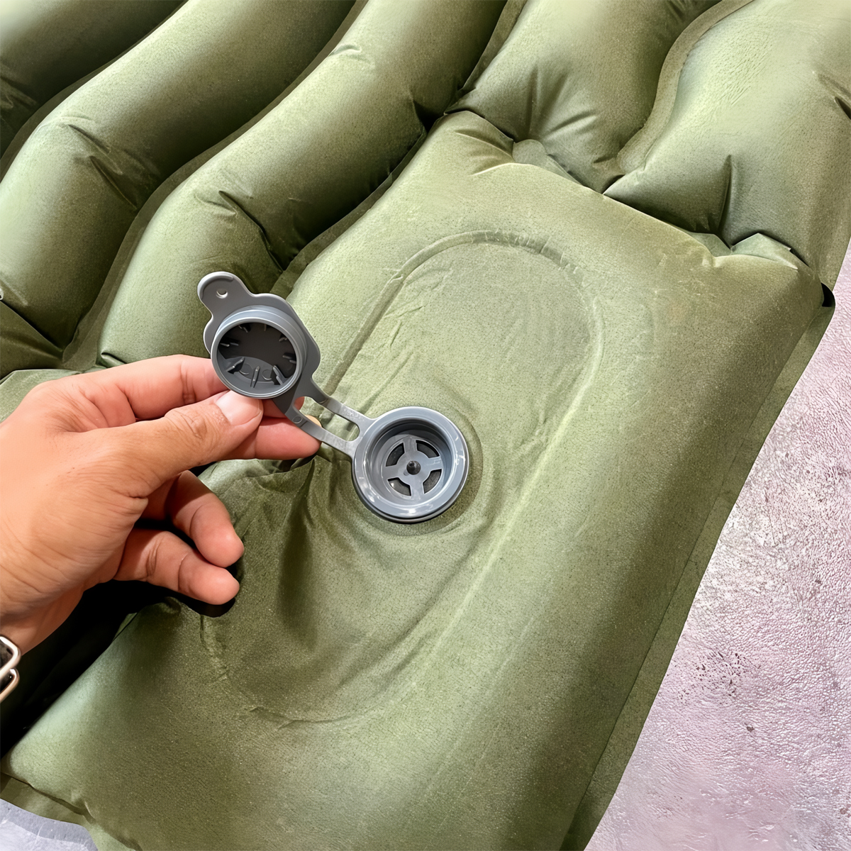 Vultura Nệm Hơi Cắm Trại Tích Hợp Bơm Tay VTR-AM2501