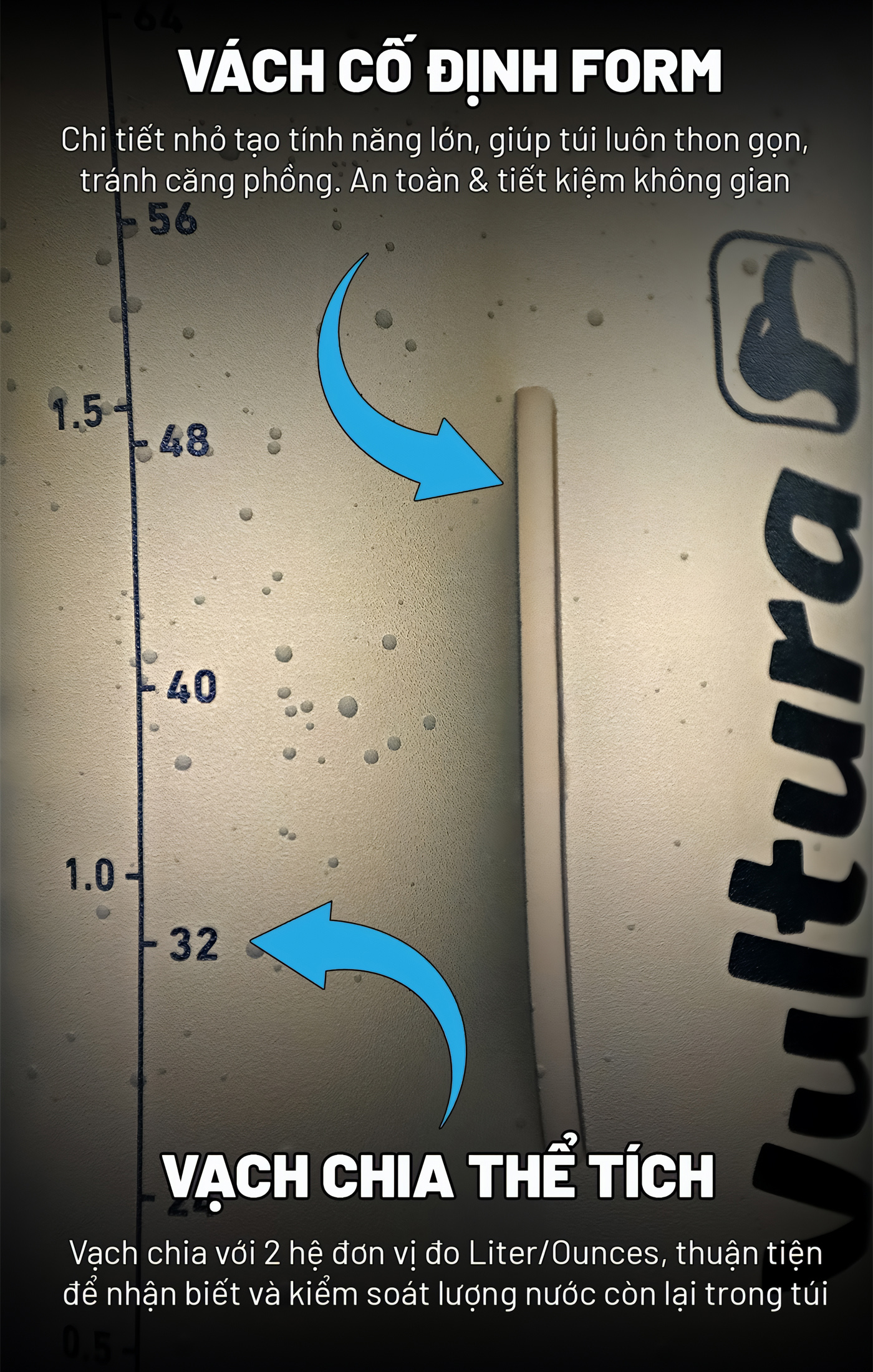 Vultura Túi Nước Hiking / Trekking - Hydration Bladder HY1500/2000