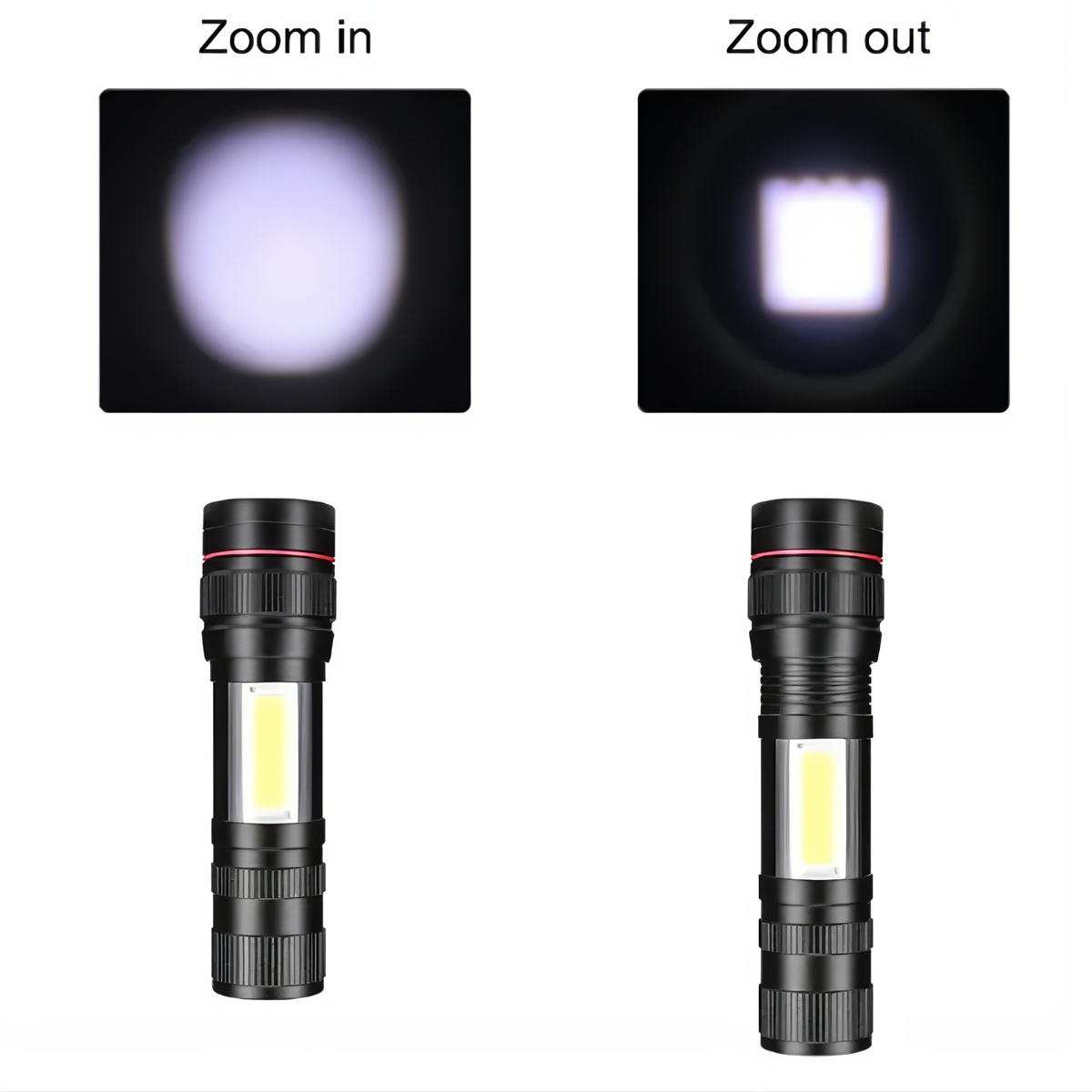 Vultura VTR-FL2401 Đèn Pin Sạc Cắm Trại 200 Lumen