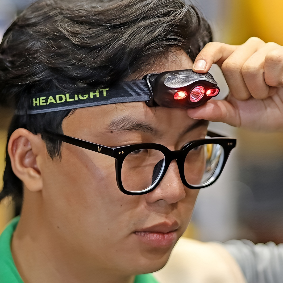 Vultura VTR-HL2401 Đèn Đeo Trán Cắm Trại Pin Sạc Cảm Biến Vẫy Tay 100 Lumen