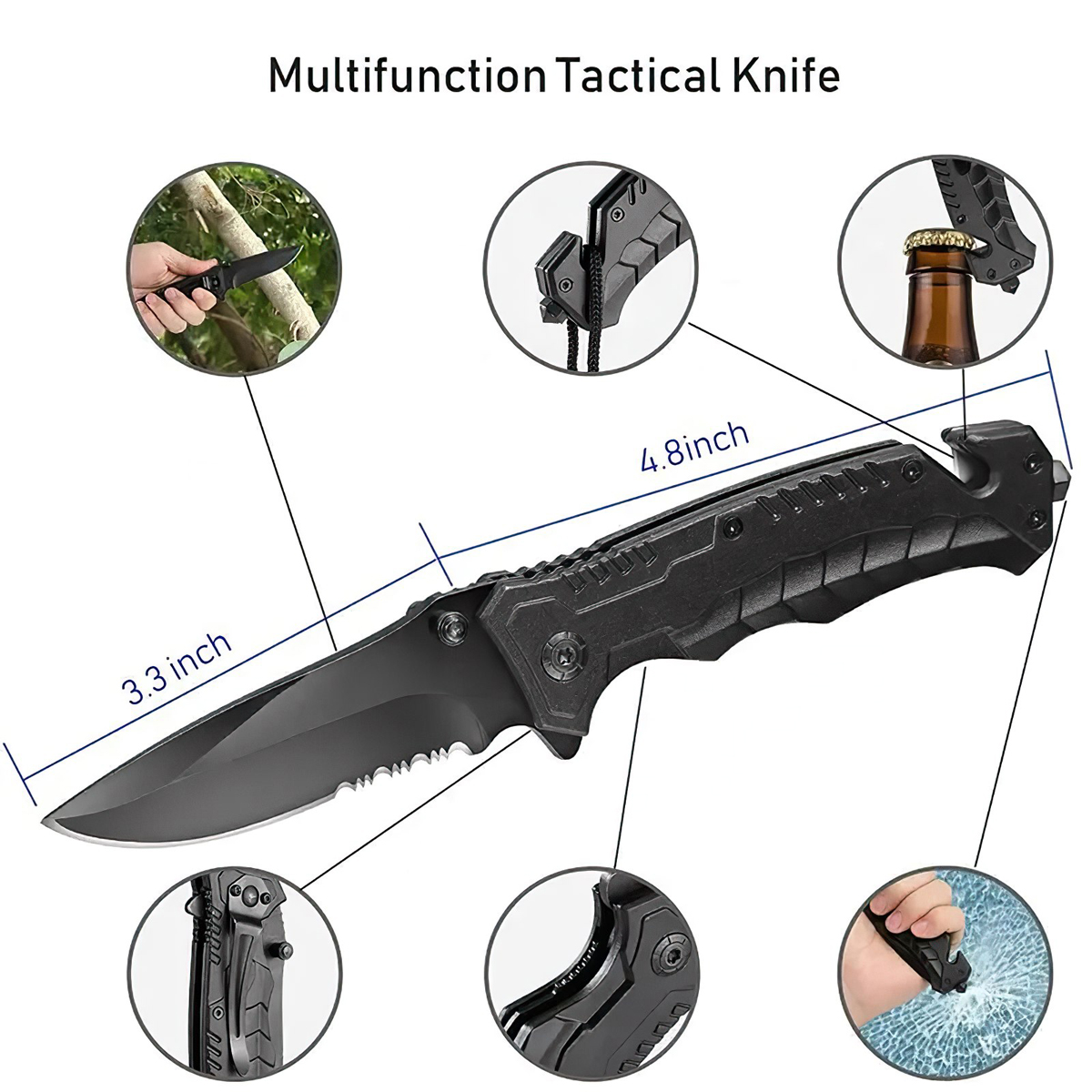 Vultura VTR-KN2402 Dao Xếp Cắm Trại Đa Năng