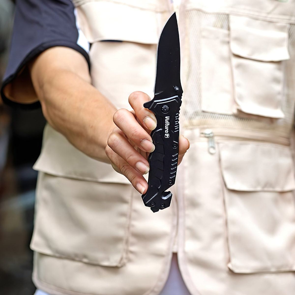 Vultura VTR-KN2402 Dao Xếp Cắm Trại Đa Năng