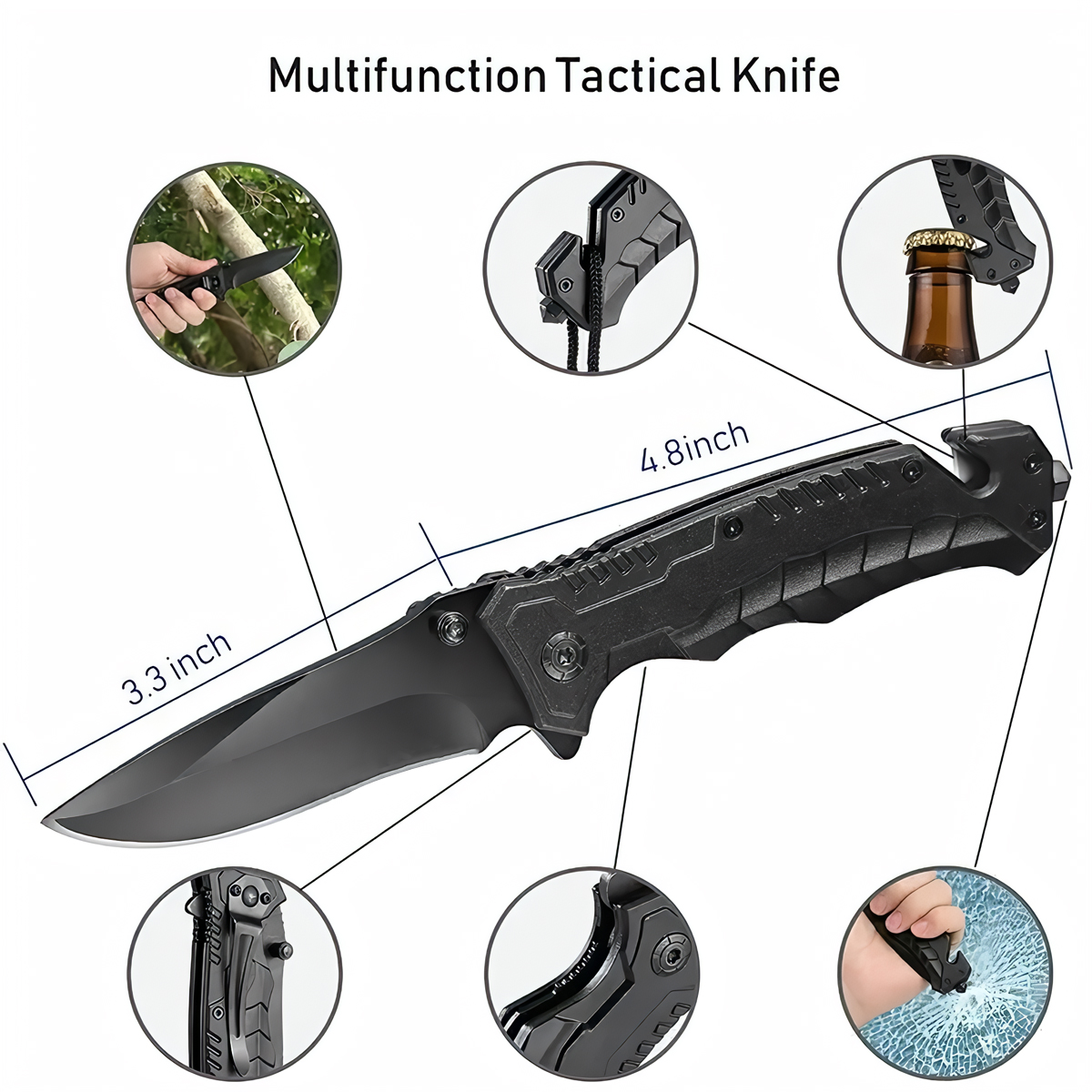 Vultura VTR-KN2402 Dao Xếp Cắm Trại Đa Năng